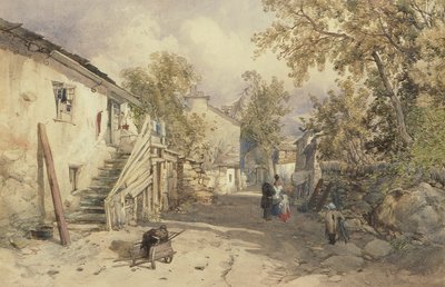 Village of Bowness, Cumberland by James Burrell Smith