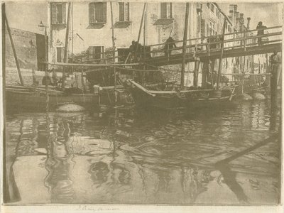 A Black Canal by James Craig Annan