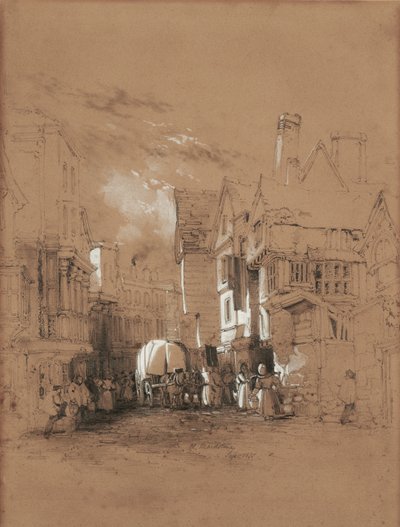Bank Street, Maidstone by James Duffield Harding
