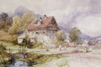 Chalet, Brunnen, Lake Lucerne by James Duffield Harding