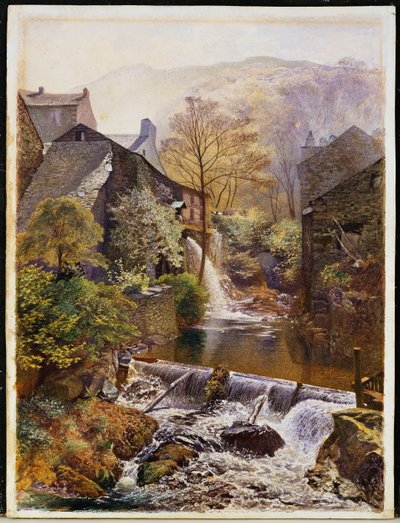The Old Water Mill by James Duffield Harding