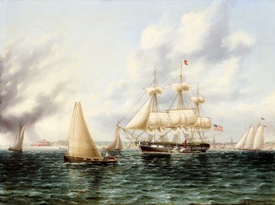 New York Harbour by James E. Buttersworth