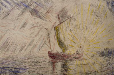 Christ Calming the Storm by James Ensor