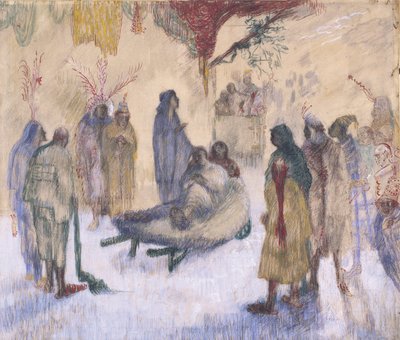 Christ with the Lame by James Ensor