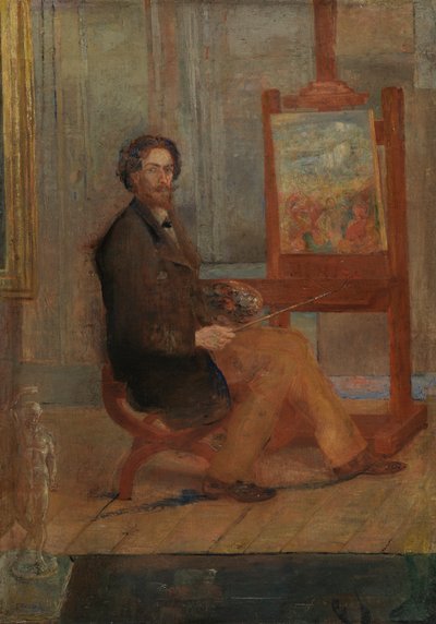 Ensor at His Easel by James Ensor