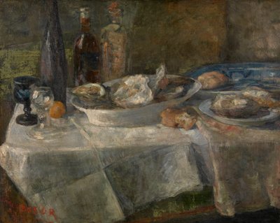 Still Life with Oysters by James Ensor