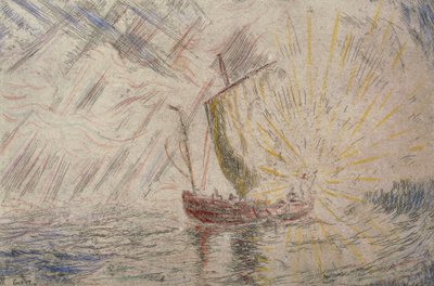 The Christ calming the tempest by James Ensor