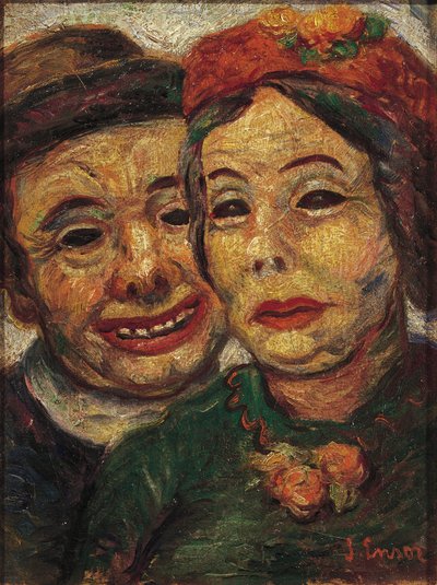 The Masked Couple by James Ensor