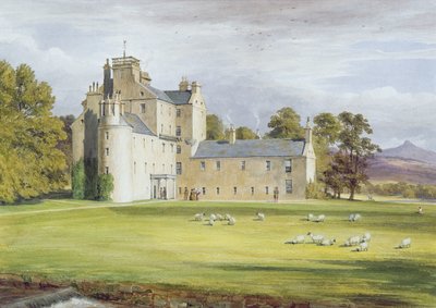 Monymusk House, 1848 by James Giles