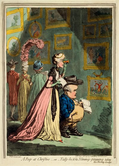 A Peep at Christies by James Gillray
