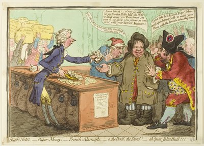 Bank-Notes, Paper-Money by James Gillray