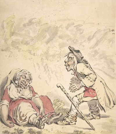 Cymon and Iphigenia by James Gillray