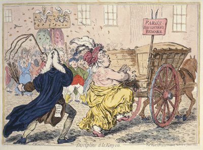 Discipline A La Kenyon, March 25th 1797 by James Gillray
