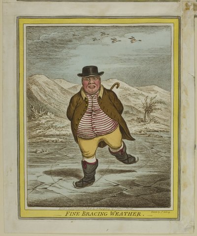 Fine Bracing Weather by James Gillray