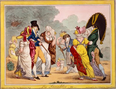 Les Invisibles by James Gillray