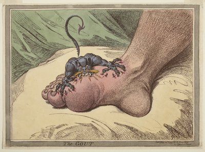 The Gout by James Gillray