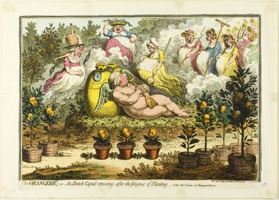 The Orangerie by James Gillray