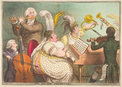 The Pic-Nic Orchestra by James Gillray