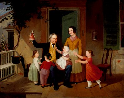 A Visit from Grandfather by James Goodwin Clonney