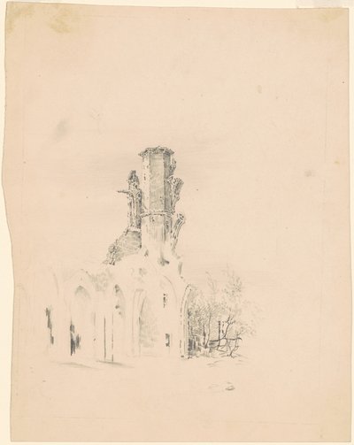 A Gothic Ruin by James Goodwyn Clonney