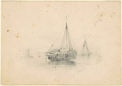 Boats at Anchor by James Goodwyn Clonney
