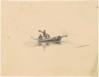 Men in a Rowboat by James Goodwyn Clonney