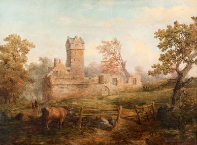 Mains Castle by James Gustavus Hope Spindler