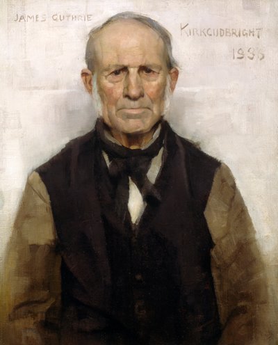 Old Willie - The Village Worthy by James Guthrie