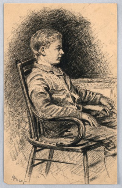 Portrait of a Boy by James Henry Moser