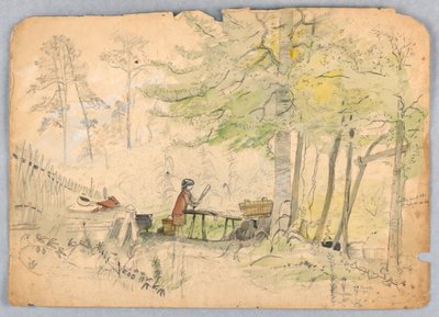 Woodland Camp by James Henry Moser
