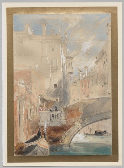 A Canal, Venice by James Holland