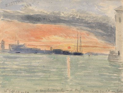 The Zattere, Sunset by James Holland