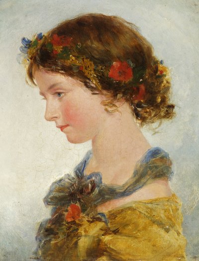 Portrait of a Young Girl by James II Fisher