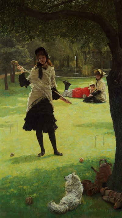 Croquet by James Jacques Joseph Tissot