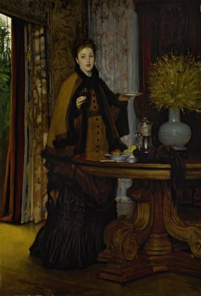 Afternoon Tea, 1869 by James Jacques Joseph Tissot