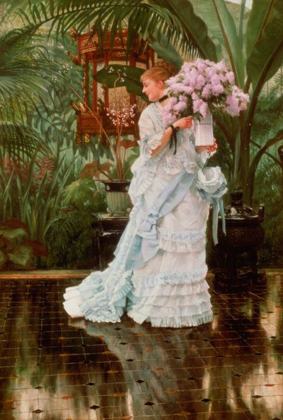 The Bunch of Lilacs by James Jacques Joseph Tissot