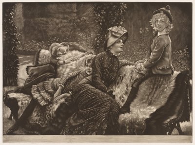 The Garden Bench by James Jacques Joseph Tissot