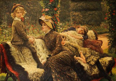 The Garden Bench by James Jacques Joseph Tissot