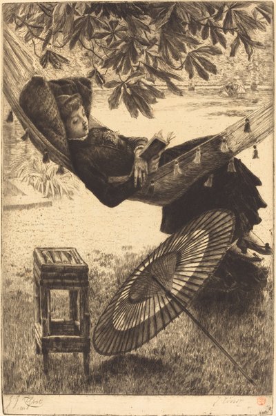 The Hammock by James Jacques Joseph Tissot