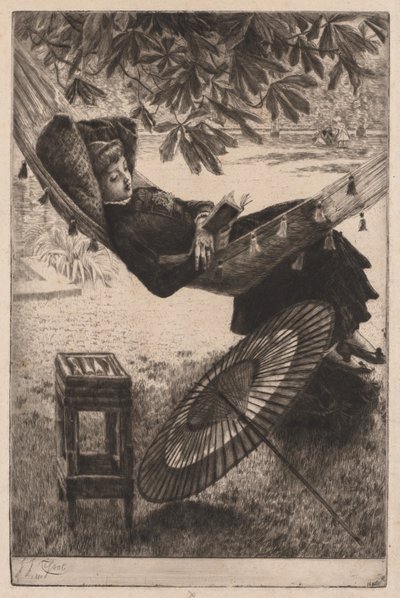 The Hammock, 1880 by James Jacques Joseph Tissot