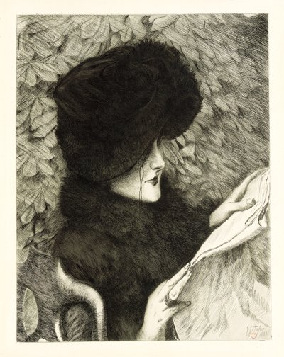 The Newspaper by James Jacques Joseph Tissot