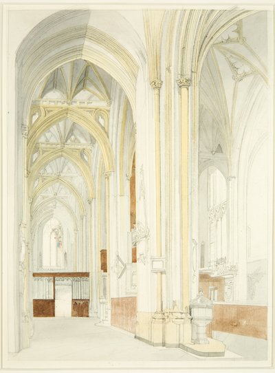 Interior of Bristol Cathedral by James Johnson