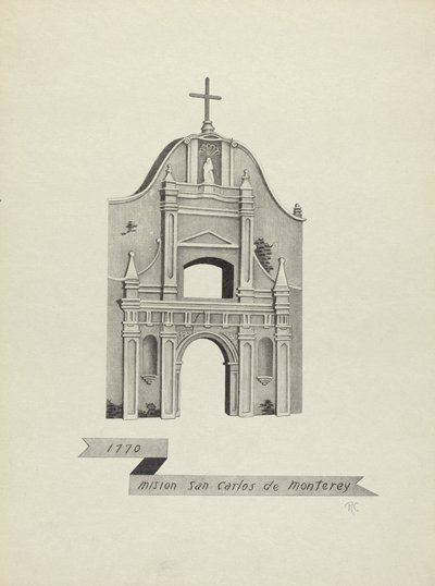 Mission San Carlos de Monterey by James Jones