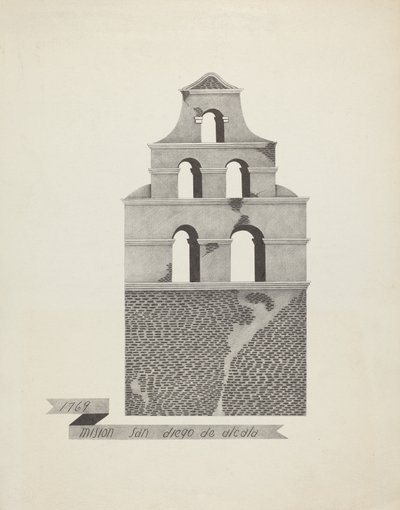 Mision San Diego de Alcala by James Jones