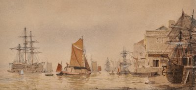 Sunset on the River Medway by James Lawson Stewart