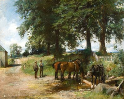 Watering Horses by James Lawton Wingate