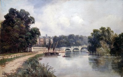 Cholmondeley Walk, Looking Towards Richmond Bridge by James Lewis