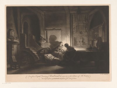 Holy Family at Night by James McArdell
