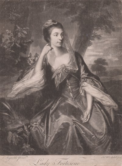 Lady Fortescue by James McArdell