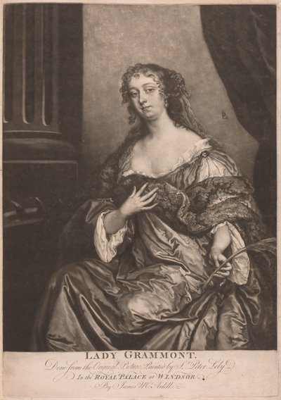 Lady Grammont by James McArdell